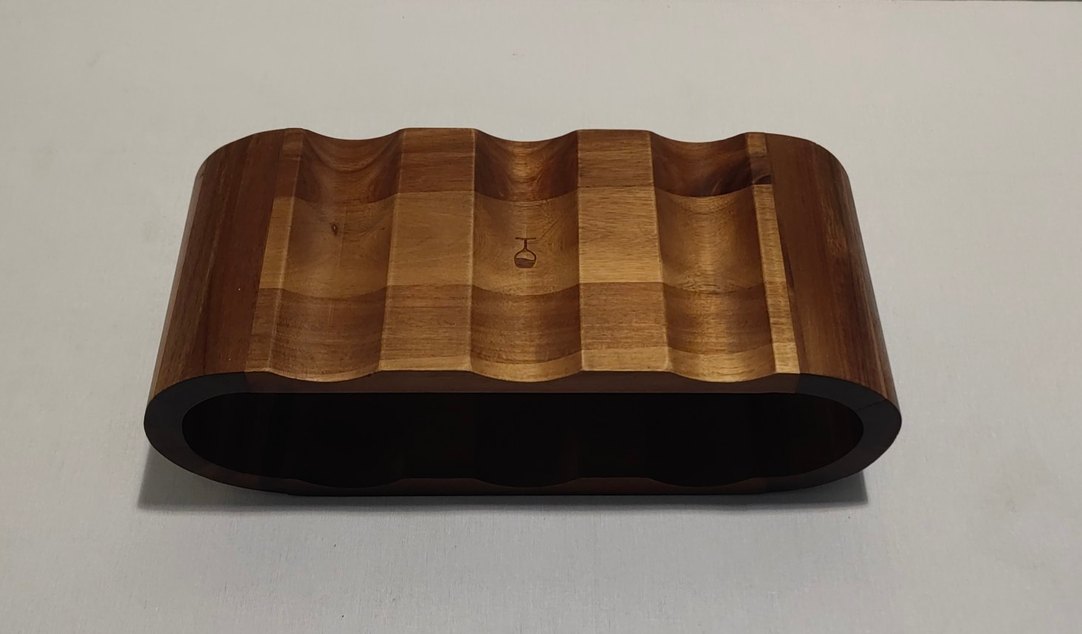 Ahşap Ceviz Şişelik - Görsel 2