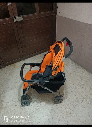 9- 36 kg Beden turuncu Renk Bebek arabasi