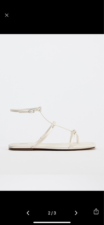 Zara Zara etiketli sandalet