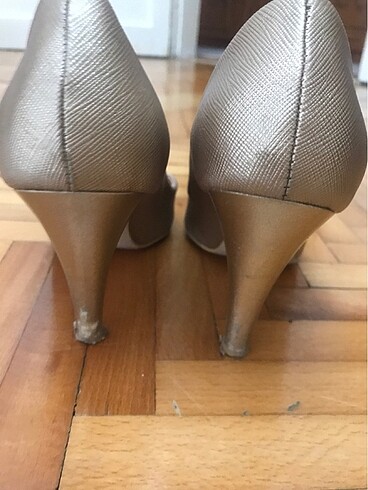 38 Beden gold ince topuk stiletto