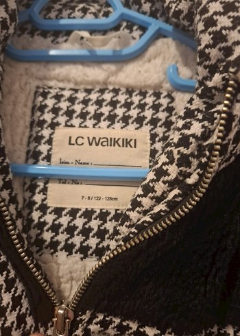 Düğmeli kız Çocuk Gri Palto - Görsel 5