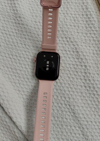 Huawei Pembe silikon kayışlı akıllı