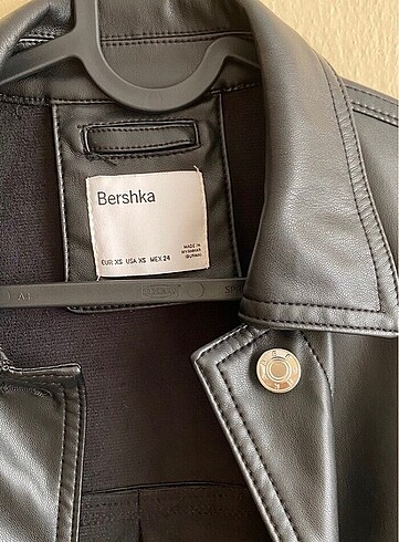 s Beden Bershka deri ceket