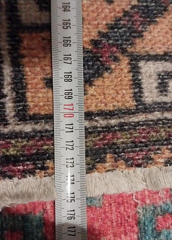 Koyu Renkli Çok Renkli Desenli Halı 175/115 - Görsel 7