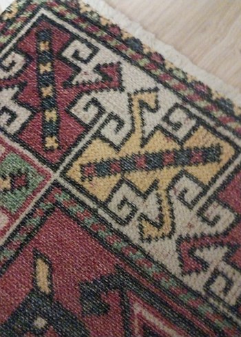 Koyu Renkli Çok Renkli Desenli Halı 175/115 - Görsel 8