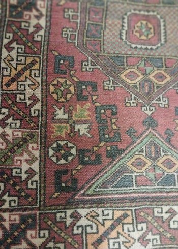 Koyu Renkli Çok Renkli Desenli Halı 175/115 - Görsel 4