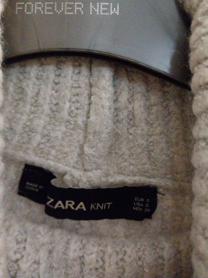 Bej Balıkçı Yaka Örgü Kadın Kazak - Görsel 2