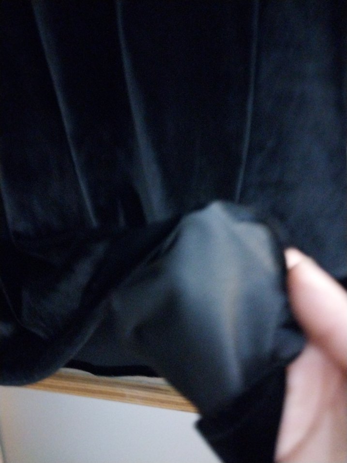 Siyah Drapeli Uzun Kollu Bluz - Görsel 5