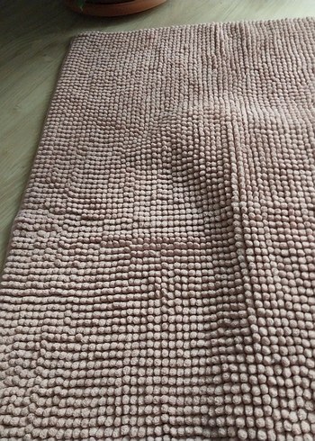 Pembe Düz Banyo Paspası - Görsel 6