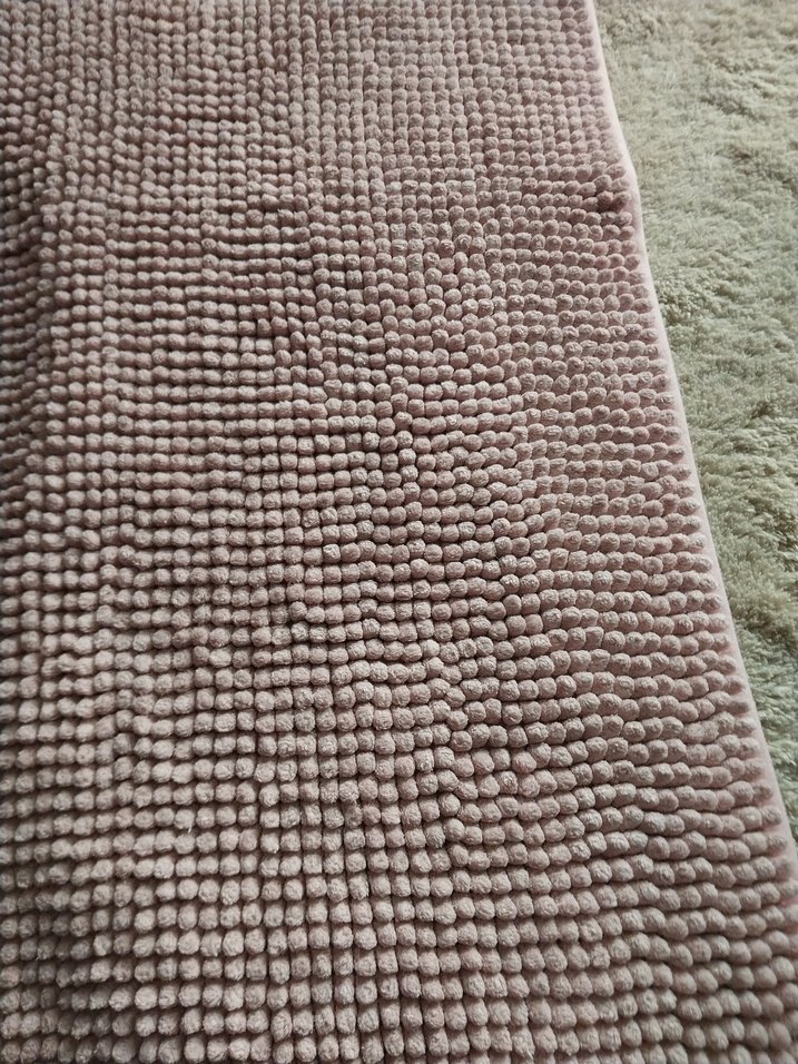 Pembe Düz Banyo Paspası - Görsel 2