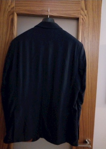 Kığılı Lacivert Erkek keten Ceket - Görsel 8