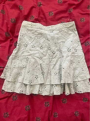 Mini Yazlık Etek Su Yeşili