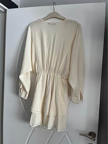 m Beden zara sifon elbise