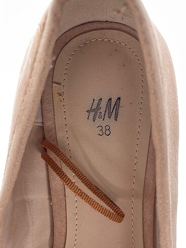 38 Beden pembe Renk H&M Klasik Ayakkabı %70 İndirimli.