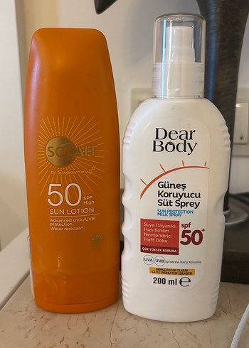Diğer Dear Body SPF 50 Güneş Koruyucu Süt Sprey 200ml