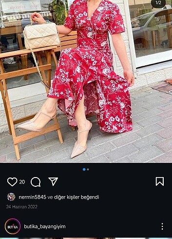 Zara model elbise