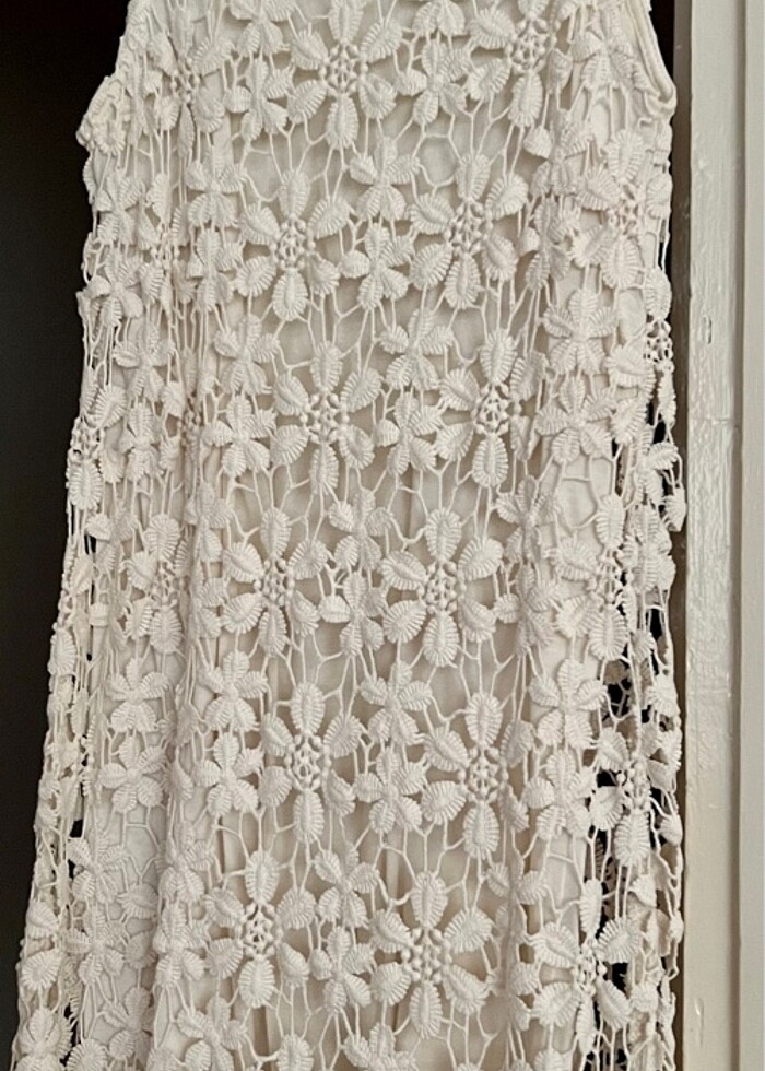 Dantel detaylı elbise - Görsel 2