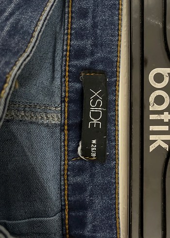 LC Waikiki Kadın Mavi Parlak Denim Midi Kot Pantolon
