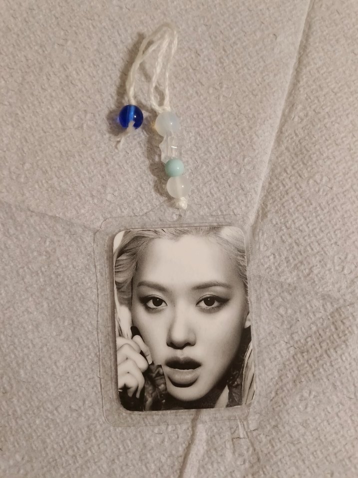 Rose arkalı önlü charm anahtarlik - Görsel 2