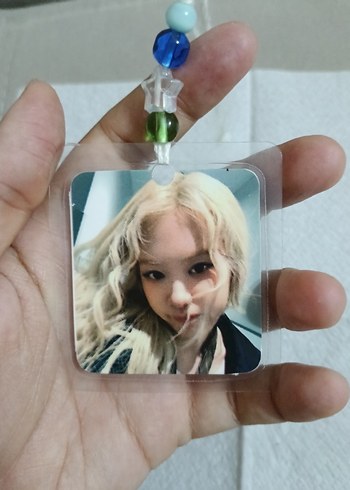 Rose arkalı önlü charm anahtarlik - Görsel 3