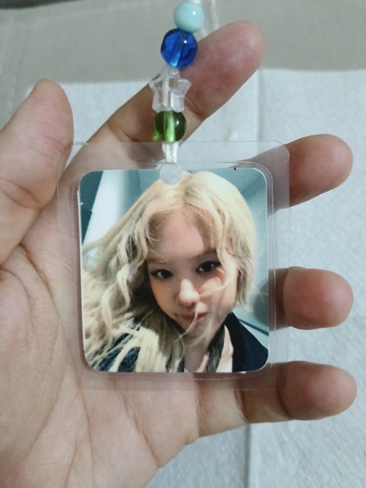 Rose arkalı önlü charm anahtarlik - Görsel 3