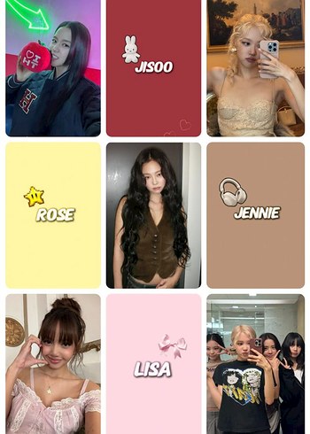 Blackpink Photocard Set