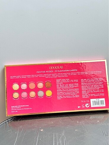  Beden Douglas Make-up Festive Nudes 10 Eyeshadow Palette paleta machia