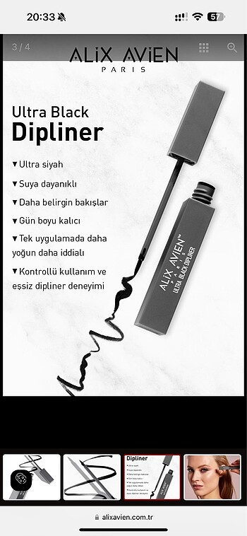 Keçe Uçlu Ultra Siyah Likit Eyeliner - Suya Dirençli & Ekstra Si