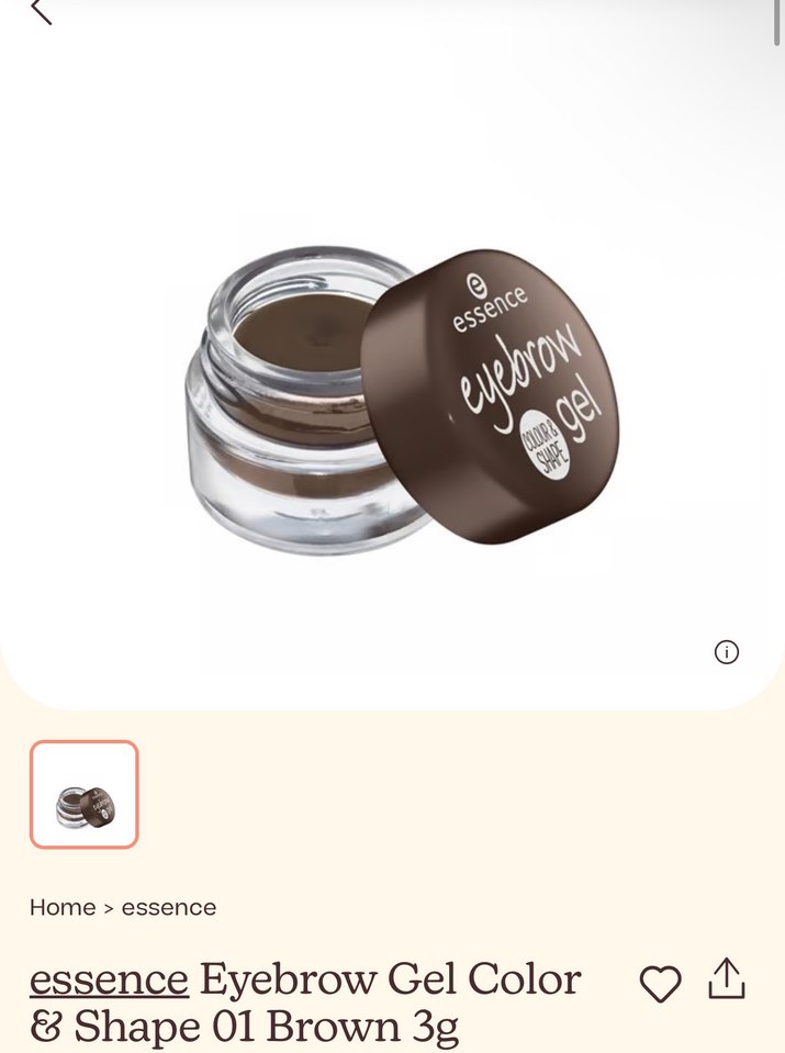 essence Eyebrow Gel Color & Shape 01 Brown - Görsel 2