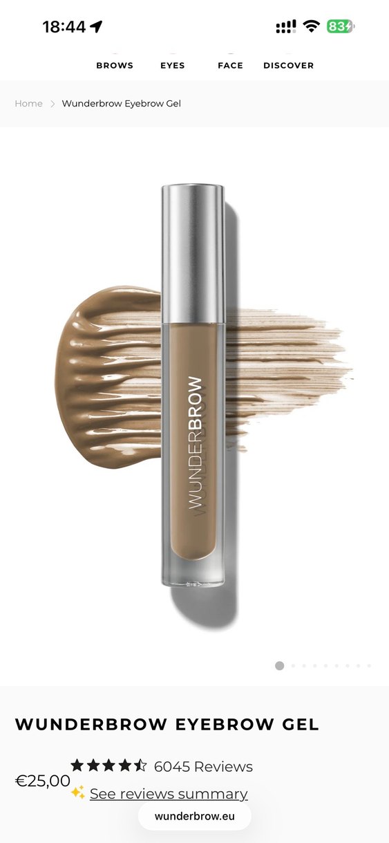 Wunderbrow Kaş jeli WUNDERBROW EYEBROW GEL - Görsel 2