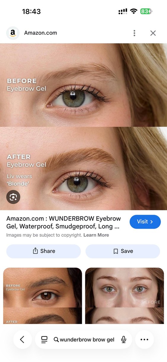 Wunderbrow Kaş jeli WUNDERBROW EYEBROW GEL - Görsel 3