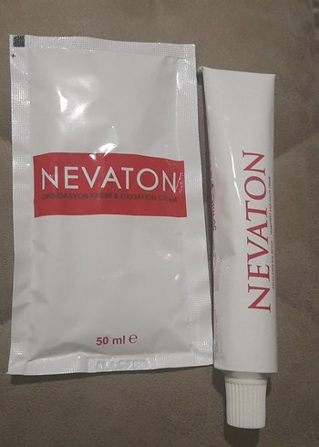 nevaton gece mavisi sac boyasi ve oksidan