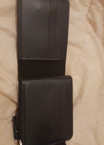 Siyah Deri Fermuarlı Erkek Cüzdan - Görsel 3