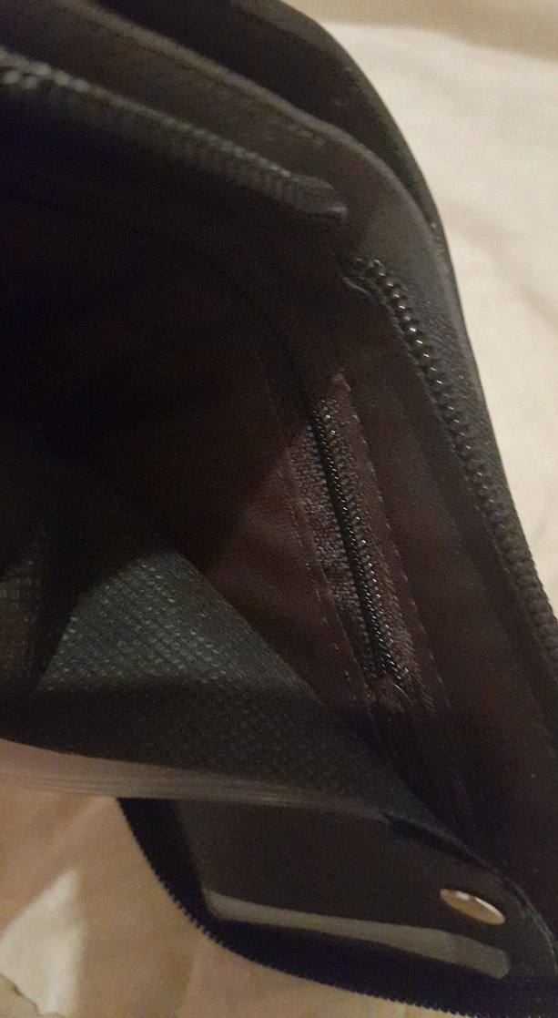 Siyah Deri Fermuarlı Erkek Cüzdan - Görsel 5