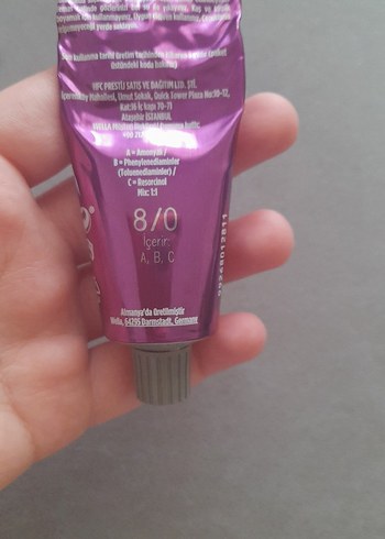 kumral ve yeşil saç boyası - Görsel 2