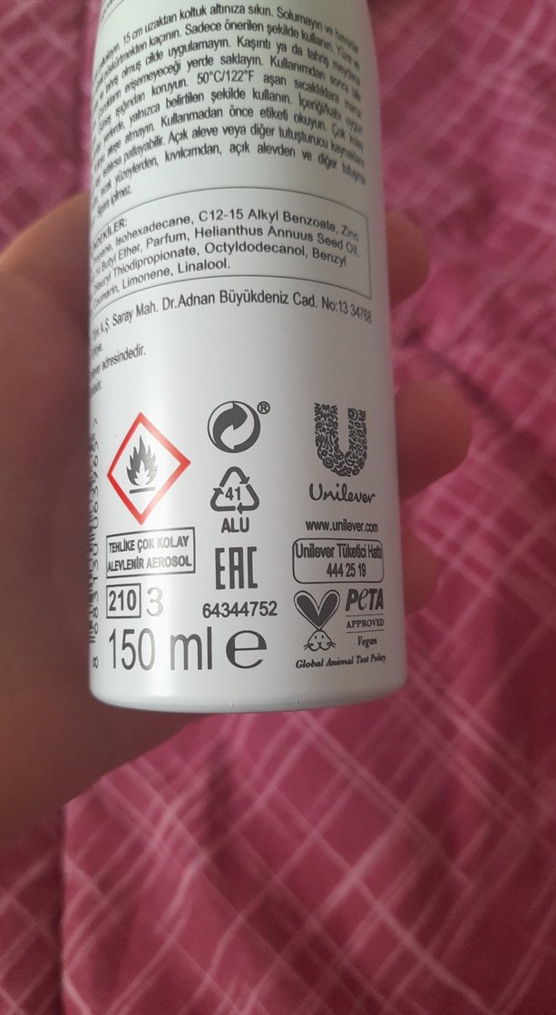 Dove Kadın Deodorant 72 Saat limonÇiçek & Vanilya - Görsel 2