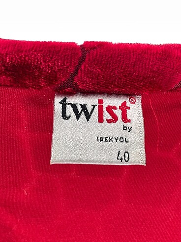 40 Beden kırmızı Renk Twist Kısa Elbise %70 İndirimli.