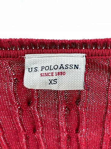 xs Beden bordo Renk U.S Polo Assn. Kazak / Triko %70 İndirimli.