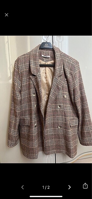 Blazer ceket , kareli ceket