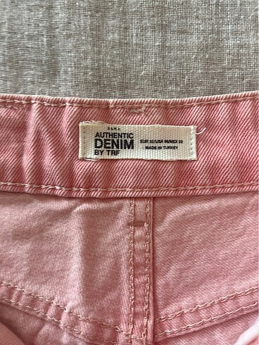 32 Beden pembe Renk Zara Pembe Kot Sort