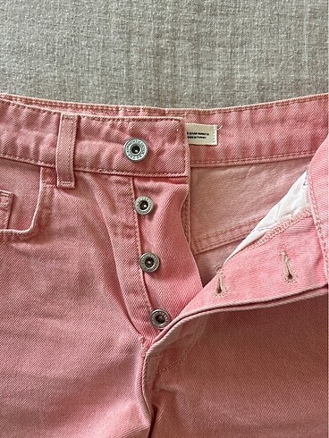32 Beden Zara Pembe Kot Sort