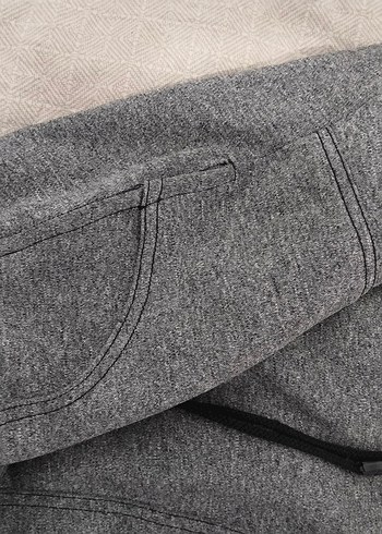 Gri Kadın Uzun Rahat Etek - Görsel 4