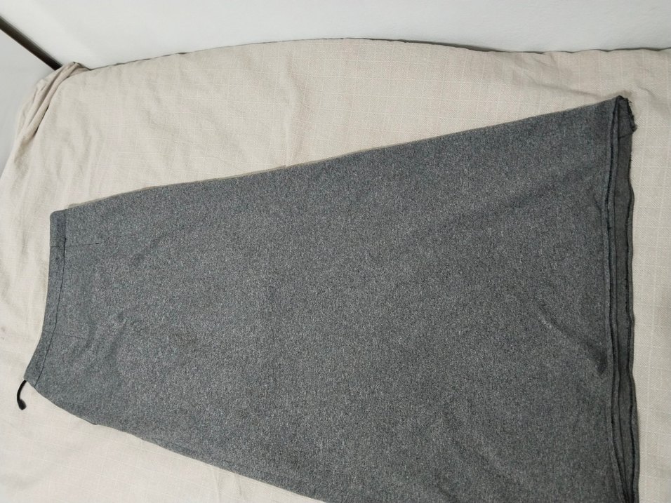 Gri Kadın Uzun Rahat Etek - Görsel 5