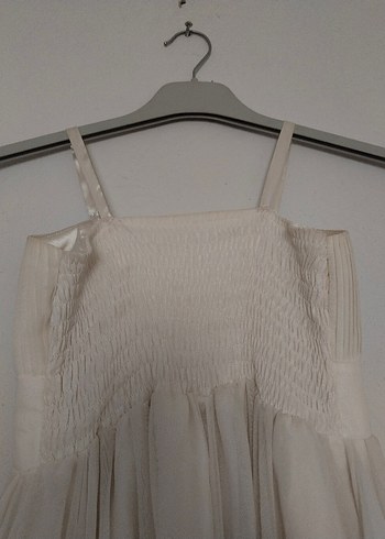 Beyaz Önü Kısa Arkası Uzun Abiye Çocuk - Görsel 8