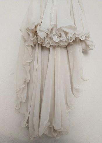 Beyaz Önü Kısa Arkası Uzun Abiye Çocuk - Görsel 3