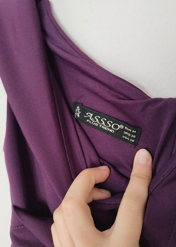 Kadın Mor Abiye - Görsel 4
