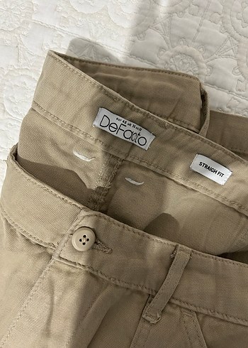 Defacto Erkek Bej Pamuklu Rahat Kesim Pantolon