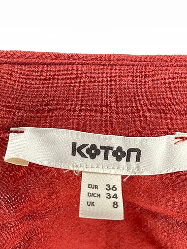 36 Beden kahverengi Renk Koton Gömlek %70 İndirimli.