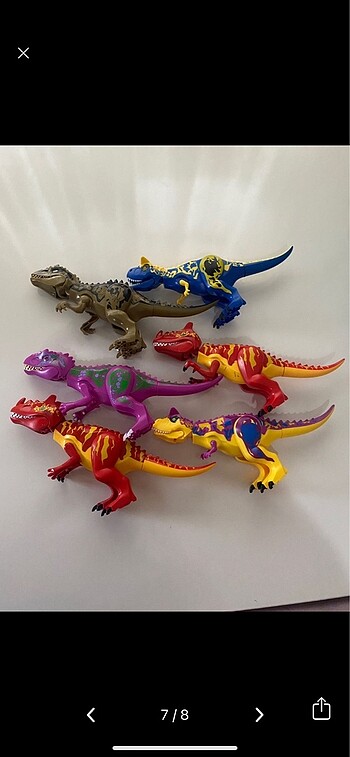  Beden Lego dinozor Jurassic word