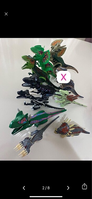  Beden Renk Lego dinozor Jurassic word